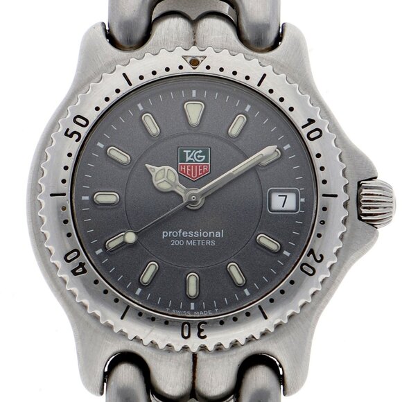 WATCH TAG HEUER WG1213-K0 cell gray SS QZ - Picture 1 of 8